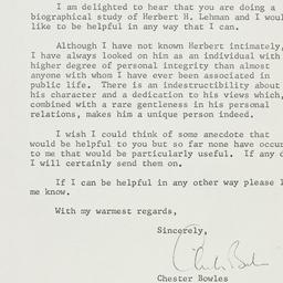 Letter: 1962 May 16