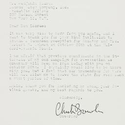 Letter: 1950 October 24