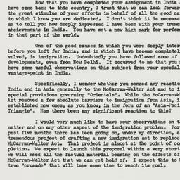 Letter: 1953 May 9