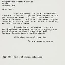 Letter: 1960 September 27
