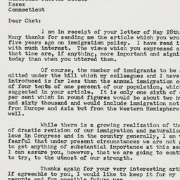 Letter: 1956 June 6