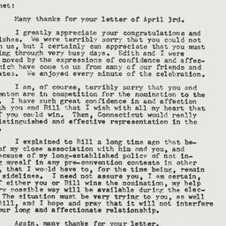 Letter: 1958 April 8