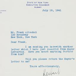 Letter: 1941 July 19