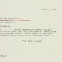 Letter: 1941 June 23