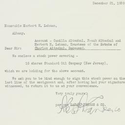 Letter: 1939 December 21