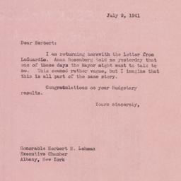 Letter: 1941 July 9