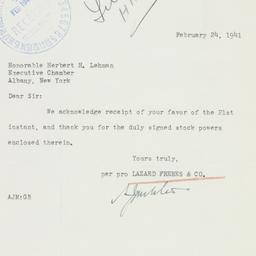 Letter: 1941 February 24