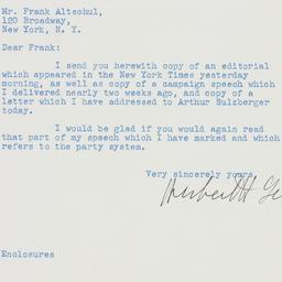 Letter: 1941 November 7