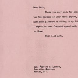 Letter: 1939 January 27