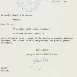 Letter: 1941 July 11