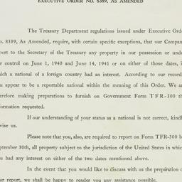 Administrative Record: 1941...