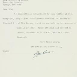 Letter: 1941 February 6