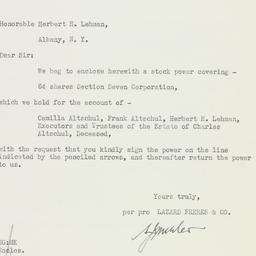 Letter: 1939 March 8