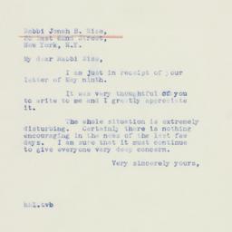 Letter: 1940 May 14