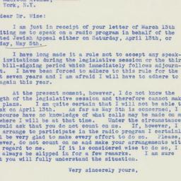 Letter: 1940 March 15