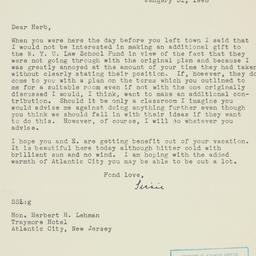 Letter: 1948 January 31