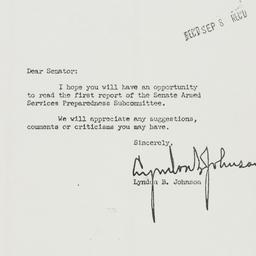 Letter: 1950 September 7