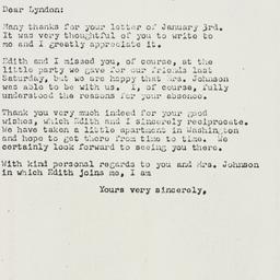 Letter: 1957 January 12