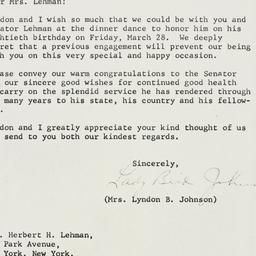 Letter: 1958 February 21