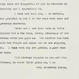 Letter: 1956 March 31