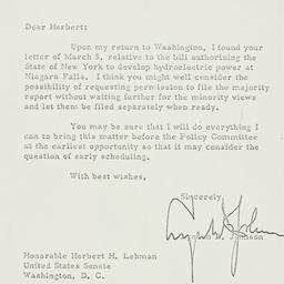 Letter: 1956 March 8