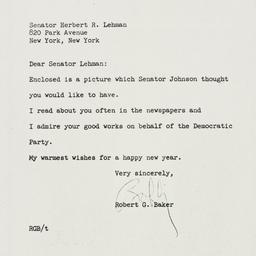 Letter: 1960 January 6