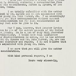 Letter: 1951 July 6