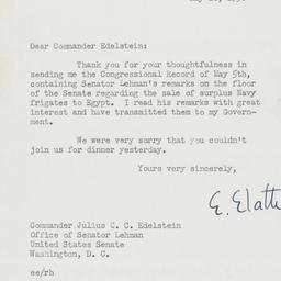 Letter: 1950 May 10