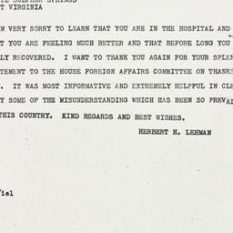 Telegram: 1945 November 24