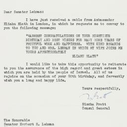 Letter: 1958 April 1
