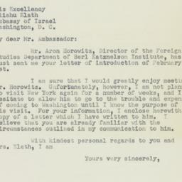 Letter: 1950 February 23