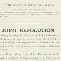 Administrative Record: 1953...