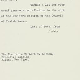 Letter: 1937 February 6