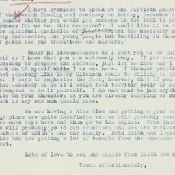 Letter: 1936 November 15