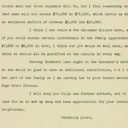 Letter: 1936 November 4
