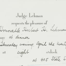 Invitation: n.d.