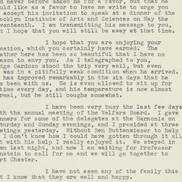 Letter: 1938 May 2