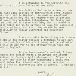 Letter: 1937 April 2