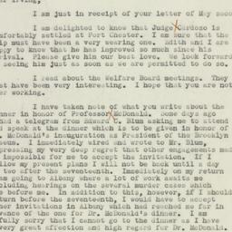 Letter: 1938 May 5