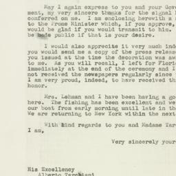 Letter: 1946 May 27