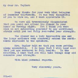 Letter: 1939 December 14