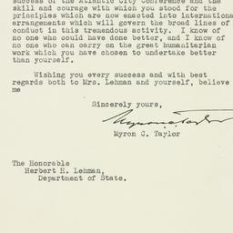Letter: 1943 December 2