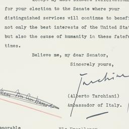 Letter: 1949 November 9