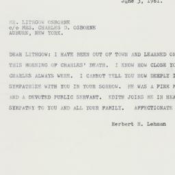 Telegram: 1961 June 3