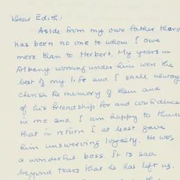 Letter: 1963 December 6