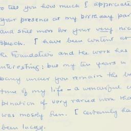 Letter: 1962 April 6