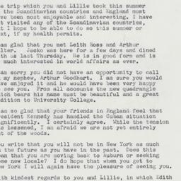 Letter: 1962 November 6