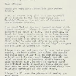 Letter: 1958 October 14