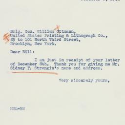 Letter: 1941 December 9