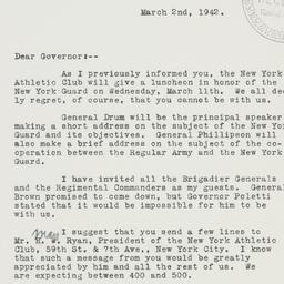 Letter: 1942 March 2